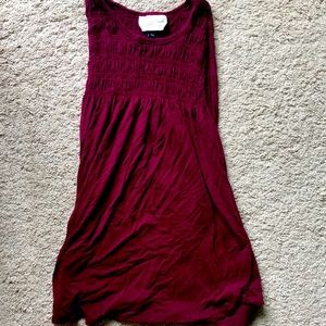 Flowy Burgundy Tank